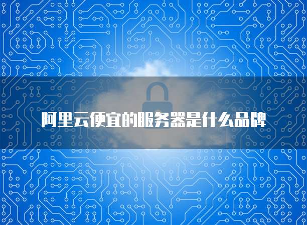 阿里云便宜的服务器是什么品牌