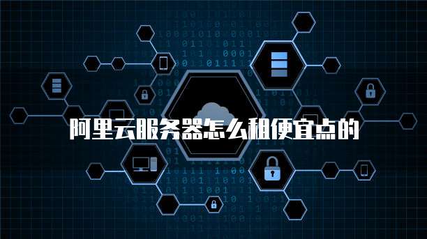 阿里云服务器怎么租便宜点的