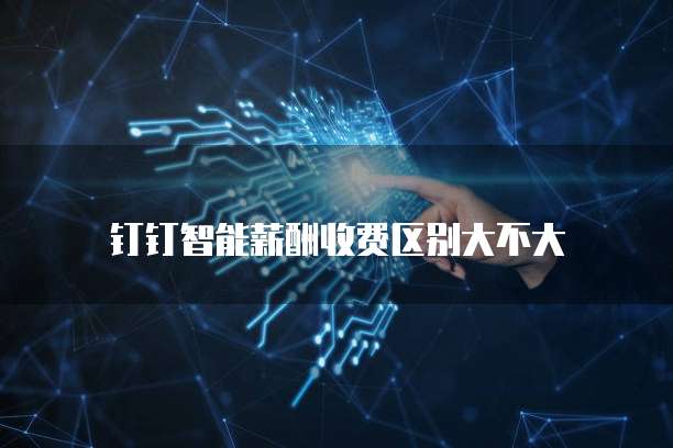 钉钉智能薪酬收费区别大不大