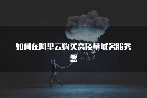 如何在阿里云购买高质量域名服务器
