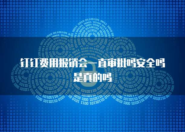 钉钉费用报销会一直审批吗安全吗是真的吗