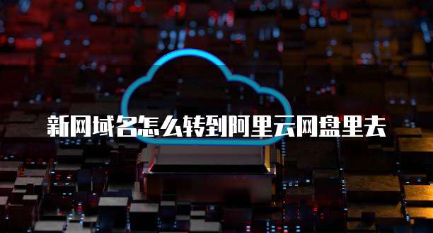 新网域名怎么转到阿里云网盘里去