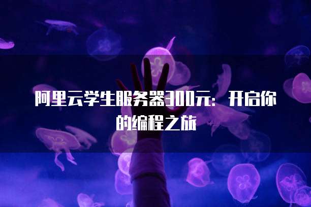 阿里云学生服务器300元:开启你的编程之旅
