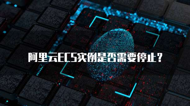 阿里云ECS实例是否需要停止?