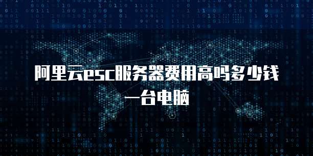 阿里云esc服务器费用高吗多少钱一台电脑