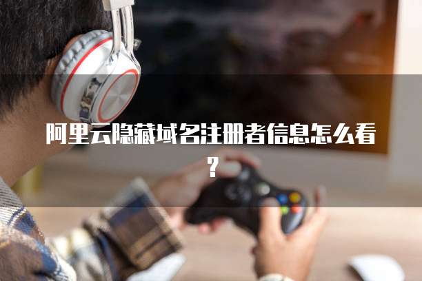 阿里云隐藏域名注册者信息怎么看？