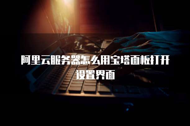 阿里云服务器怎么用宝塔面板打开设置界面