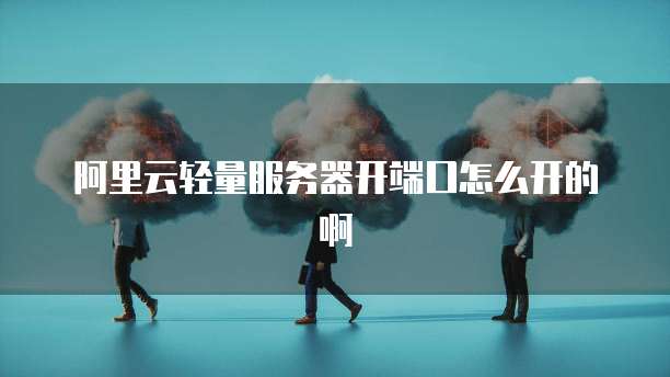 阿里云轻量服务器开端口怎么开的啊