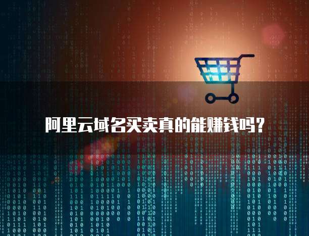 阿里云域名买卖真的能赚钱吗？