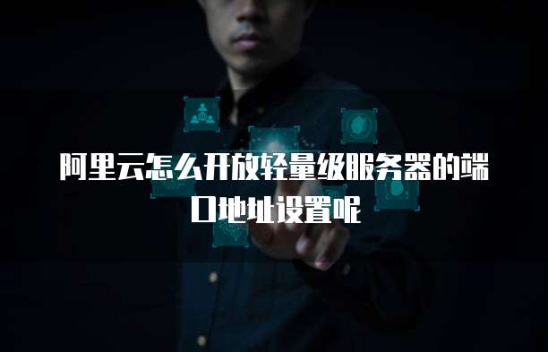 阿里云怎么开放轻量级服务器的端口地址设置呢