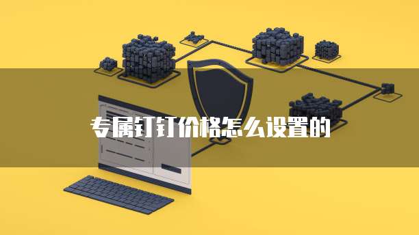 专属钉钉价格怎么设置的