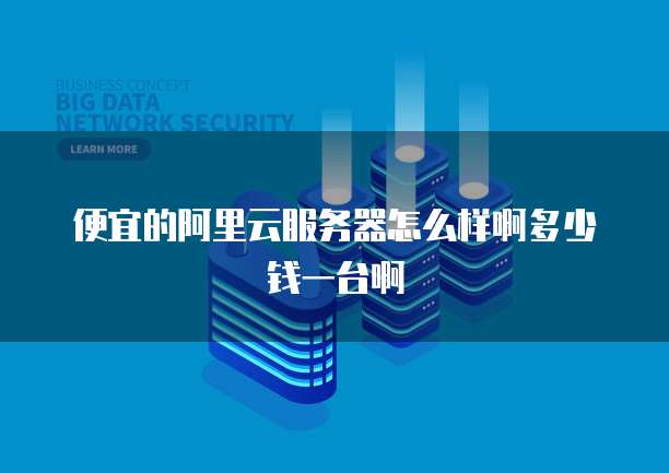 便宜的阿里云服务器怎么样啊多少钱一台啊