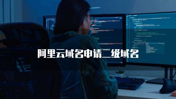 阿里云域名申请二级域名