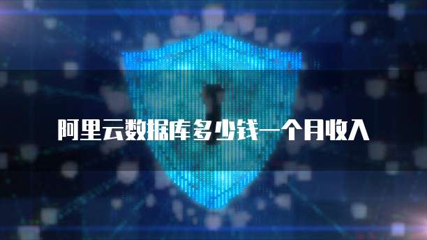 阿里云数据库多少钱一个月收入