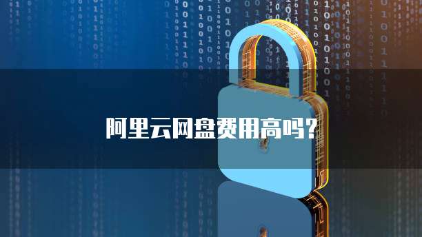 阿里云网盘费用高吗?