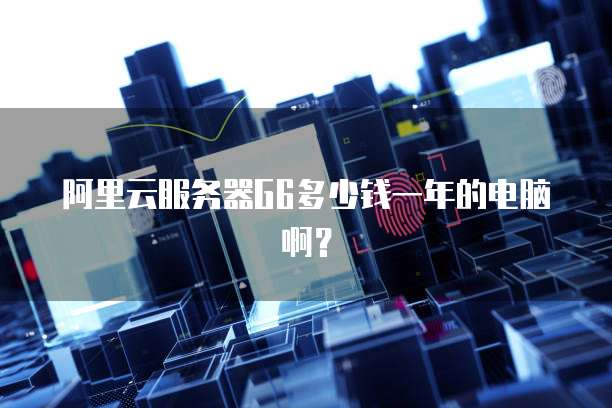 阿里云服务器G6多少钱一年的电脑啊?