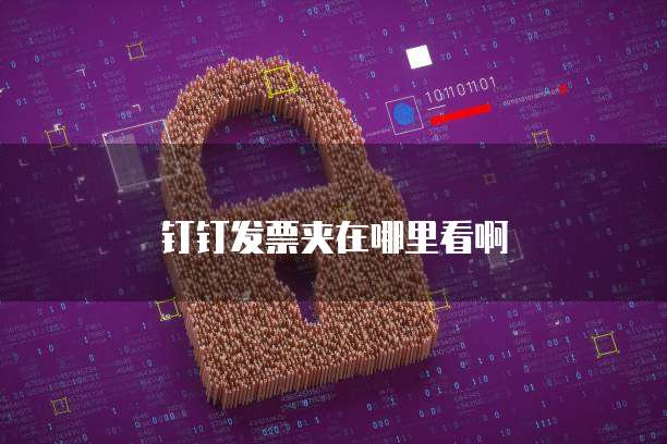 钉钉发票夹在哪里看啊