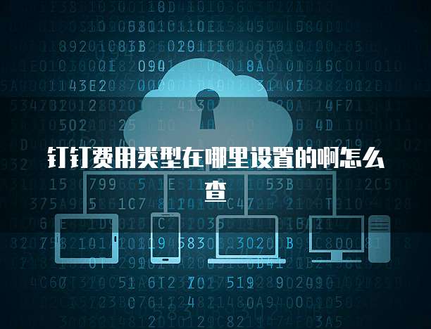 钉钉费用类型在哪里设置的啊怎么查