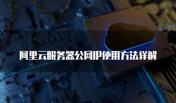 阿里云服务器公网IP使用方法详解