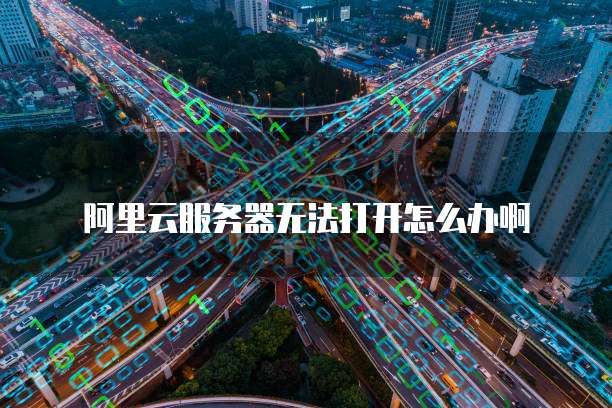 阿里云服务器无法打开怎么办啊