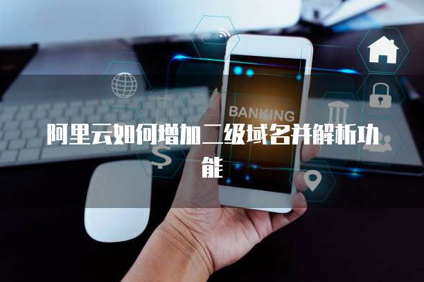 阿里云如何增加二级域名并解析功能
