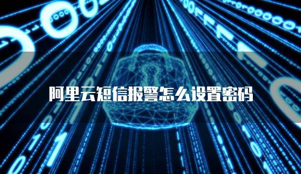 阿里云短信报警怎么设置密码