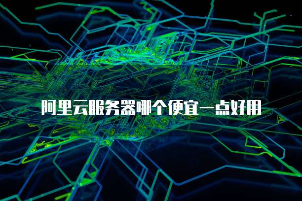 阿里云服务器哪个便宜一点好用