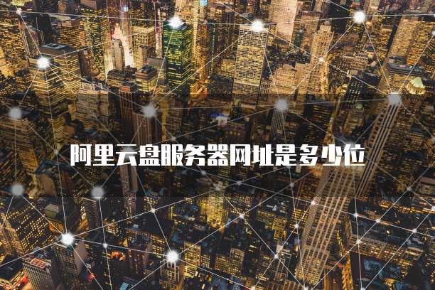 阿里云盘服务器网址是多少位