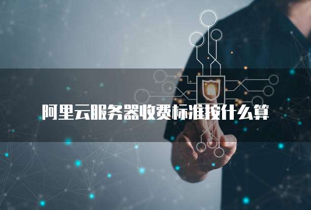阿里云服务器收费标准按什么算