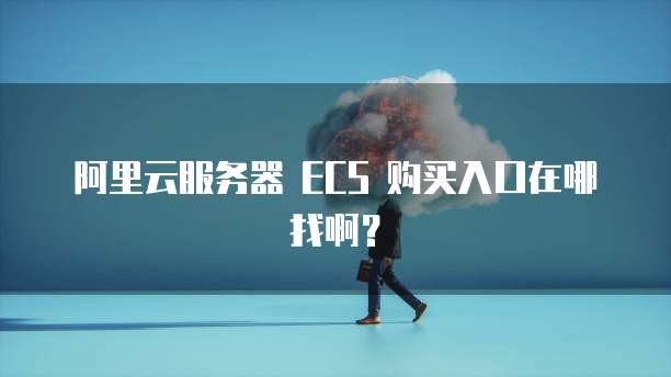 阿里云服务器 ECS 购买入口在哪找啊?