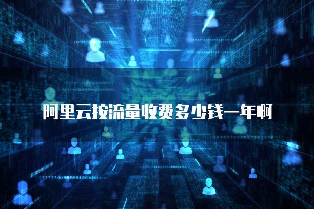 阿里云按流量收费多少钱一年啊