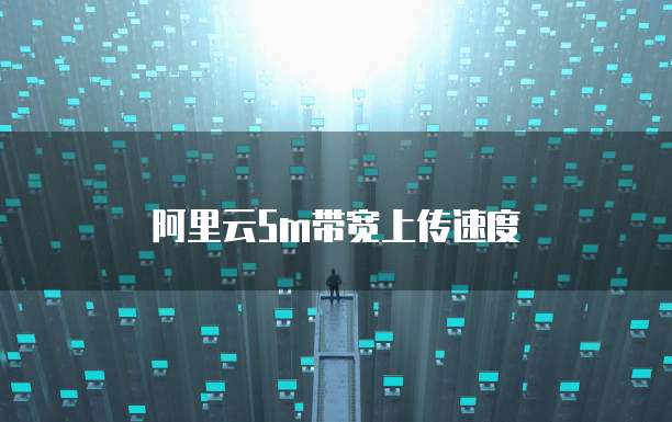 阿里云5m带宽上传速度