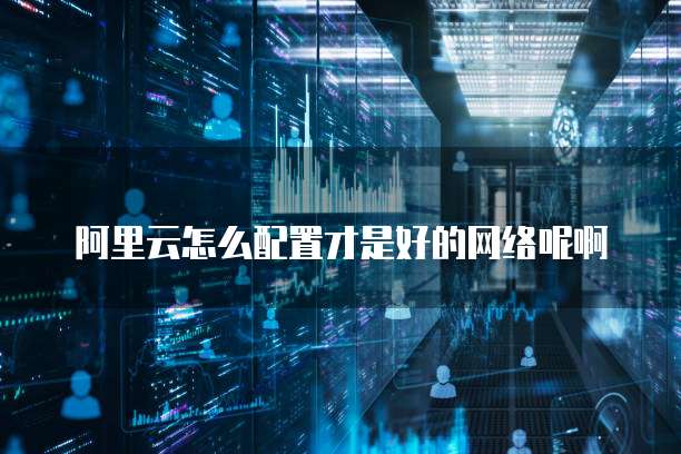 阿里云怎么配置才是好的网络呢啊