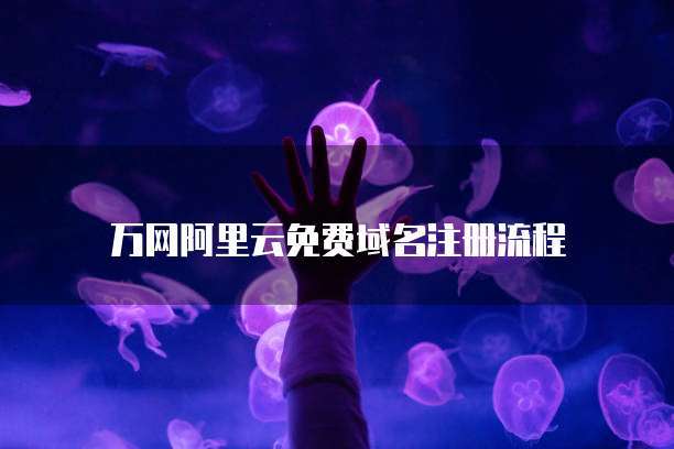 万网阿里云免费域名注册流程