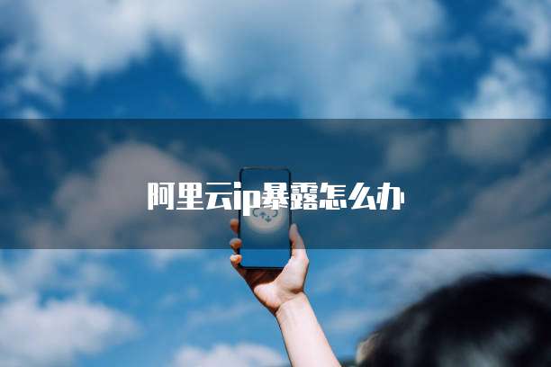 阿里云ip暴露怎么办