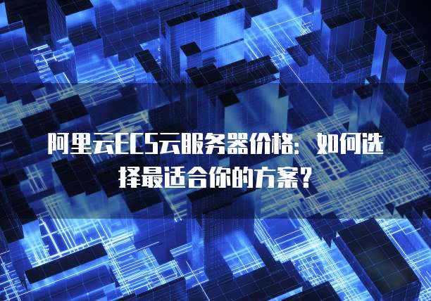阿里云ECS云服务器价格:如何选择最适合你的方案?
