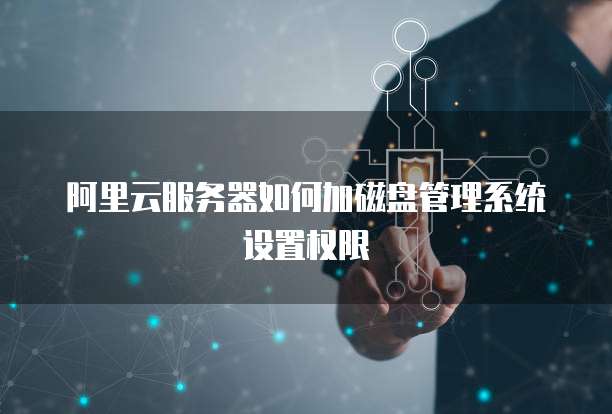 阿里云服务器如何加磁盘管理系统设置权限