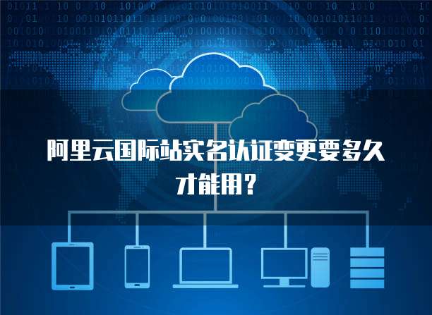 阿里云国际站实名认证变更要多久才能用？