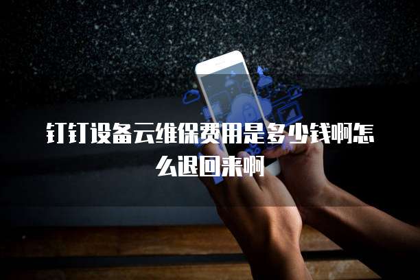 钉钉设备云维保费用是多少钱啊怎么退回来啊