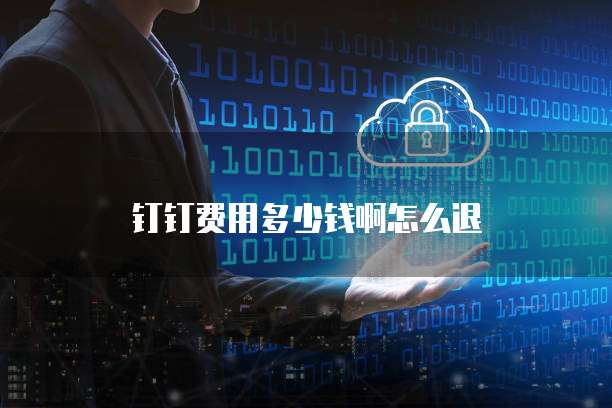 钉钉费用多少钱啊怎么退
