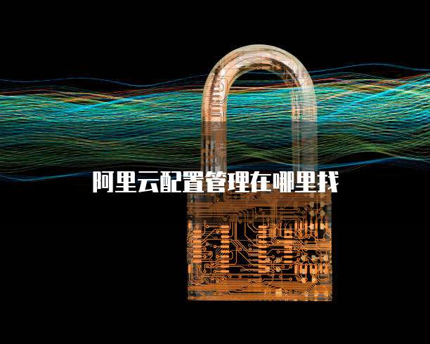 阿里云配置管理在哪里找