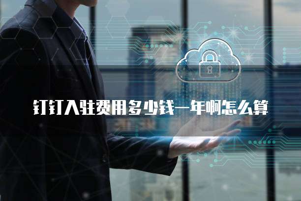 钉钉入驻费用多少钱一年啊怎么算