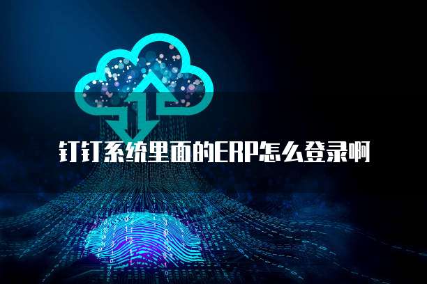 钉钉系统里面的ERP怎么登录啊