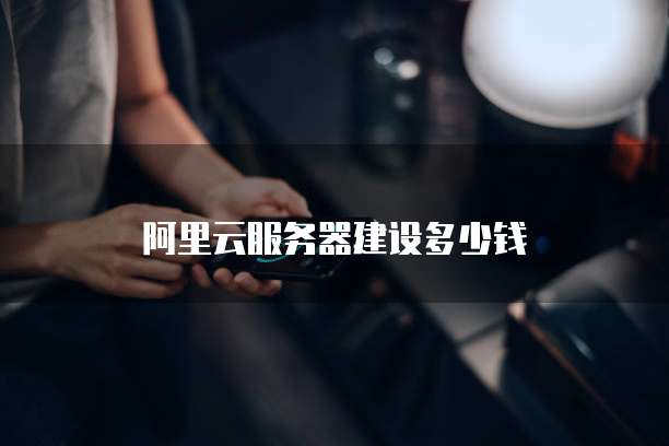 阿里云服务器建设多少钱