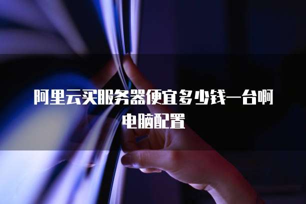 阿里云买服务器便宜多少钱一台啊电脑配置