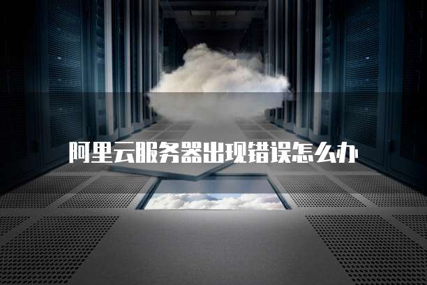 阿里云服务器出现错误怎么办