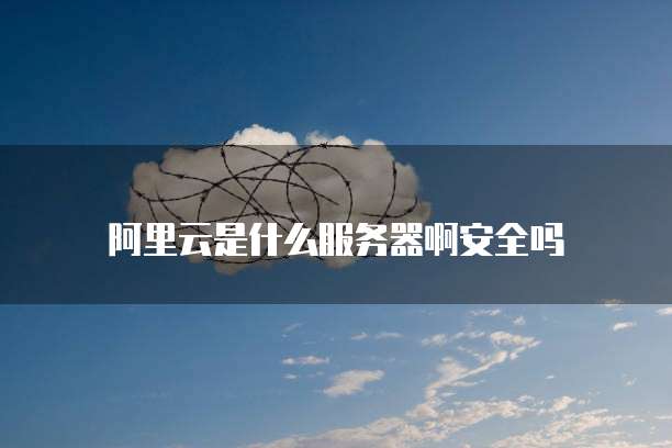 阿里云是什么服务器啊安全吗