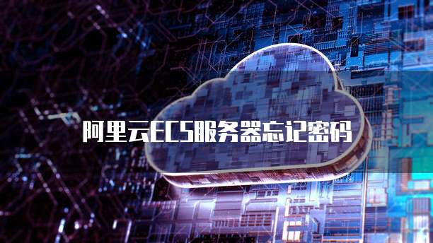 阿里云ECS服务器忘记密码
