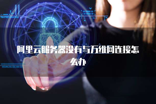 阿里云服务器没有与万维网连接怎么办