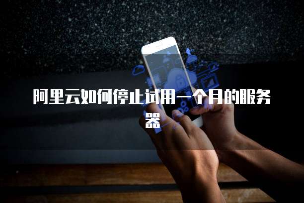 阿里云如何停止试用一个月的服务器